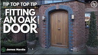 FITTING AN OAK DOOR  TIP TOP TOP TIP [upl. by Ynitsed]