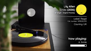 Lily Allen  Smile 2006 12quot Single  Full Vinyl Rip [upl. by Aibara]