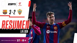 ¡TRIUNFAZO CULÉ Y PARTIDAZO TOTAL CON DOBLETE DE SERGI ROBERTO  Barcelona 32 Almería  RESUMEN [upl. by Dlabihcra569]