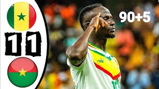 🔴 Sénégal vs Burkina Faso  Éliminatoires de la Coupe dAfrique des Nations 2025  Match [upl. by Atsyrk]