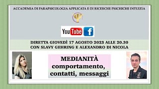 MEDIANITÀ Comportamento del medium contatti e messaggi [upl. by Aciemaj]