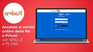 Accesso ai servizi online delle PA e Privati con SPID L3 e TSCNS [upl. by Luy]