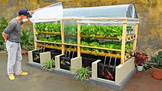 Farmer taught how to DIY aquarium and greenhouse to grow aquatic vegetables [upl. by Alyssa]