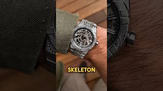 The mauricelacroix Aikon Skeleton 💀 watches luxurywatches swisswatch shorts watchcollector [upl. by Emya]