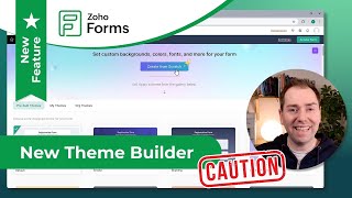 Zoho Forms  New Theme Builder [upl. by Cirilo369]