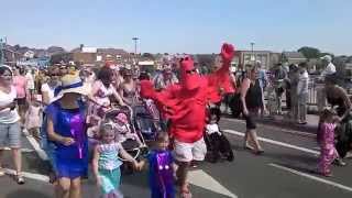 Whitstable Oyster Festival 2014  opening parade [upl. by Skiba]