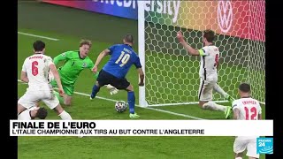 Euro2021  lItalie sacrée aux tirs au but face à lAngleterre • FRANCE 24 [upl. by Llecrad]