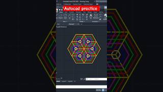 Autocad mechanical practice drawing  2d drawing  autocad tutorial in hindi  autocad 2d [upl. by Bradford]