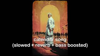 Calendar Song slowed  reverb  bass boosted Indian 2  Kamal Haasan  Anirudh Ravichander [upl. by Ecienaj]