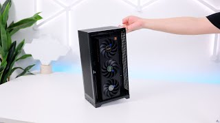 85L a small vertical ITX PC case that can be carried around  SHINY SNAKE L300 Build [upl. by Eneluqcaj164]