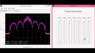 Audio Equalizer using Matlab [upl. by Auhesoj138]