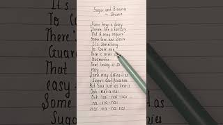 lyrics Sugar and Brownies  Dharia youtubeshorts [upl. by Tabatha]