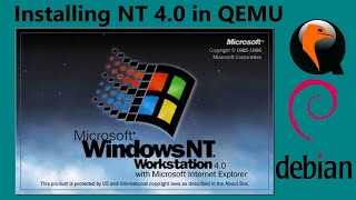 Install Windows NT 40 in QEMU with SSH and VNC DebianUbuntu [upl. by Evangelin]