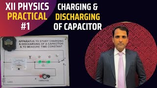 Charging amp Discharging of capacitor Physic  Practical in urdu [upl. by Rubia]