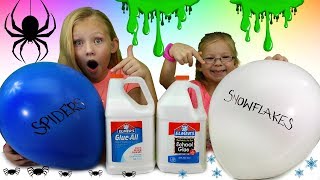 1 GALLON OF ELMERS GLUE ALL VS 1 GALLON OF ELMERS SCHOOL GLUE  DIY Giant Slime [upl. by Amberly]