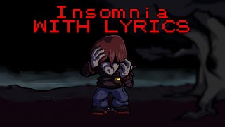 Insomnia FNF Hypno’s Lullaby WITH LYRICS [upl. by Yeaton434]