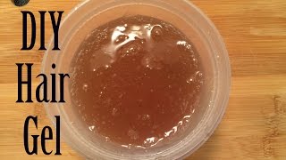 DIY Hair Gel  Its ALL NATURAL  SYDNEY MILAN [upl. by Enelyt311]