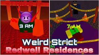 Weird Strict Redwell Residences Full Walkthrough  Roblox  Redwell Residences [upl. by Hanima]