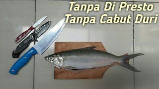 Cara Membersihkan Atau Mengambil Duri Halus Di Dalam Daging Ikan Bandeng [upl. by Chapell]