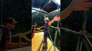 Bungee Jumping With Rope In Beautiful Place  Bungee Jumping ytshorts shorts trendingshorts [upl. by Loutitia]