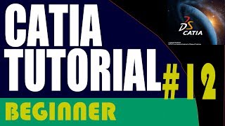 12 CATIA Beginner Tutorial Axis  Point [upl. by Romanas]