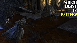 Pontiff and his Beast vs Gravetender and his Greatwolf  Dark Souls 3 [upl. by Weigle]