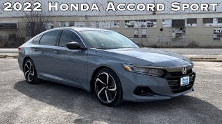 Here’s why the 2022 Honda Accord Sport 15T is the Class Leading Midsize Sedan InDepth Review [upl. by Fosque]