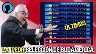 LA PEOR SELECCIÓN DE SUDAMERICA  ¿DESPEDIR A FOSSATI  EL MUNDIAL CADA VEZ MÁS LEJOS [upl. by Loriner]