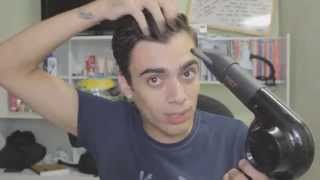 TUTORIAL Penteado Masculino para Casamento e Formatura [upl. by Bergren]