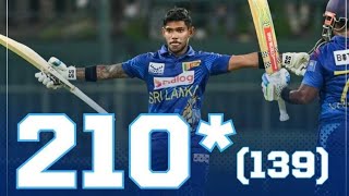 200 Runs from Pathum Nissanka 🇱🇰 [upl. by Owades]