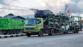 This is the Technology for Special Trucks Loading new cars [upl. by Sacha211]