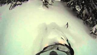 TZ Colorado Snowmobiling  View From Go Pro Helmet Cam [upl. by Ynahpets116]