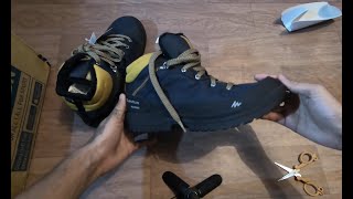 QUECHUA Mens Snow Shoes SH100 WARM amp WATERPROOF Midankle  Blue  Decathlon Online Store India [upl. by Edualcnaej]