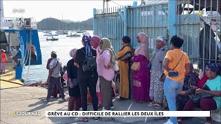 Greve au CD  difficile de rallier les deux îles [upl. by Anoid]