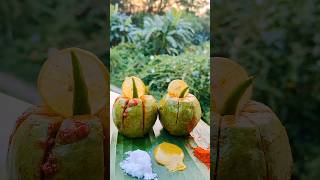 Amazing masala guava  Who loves guava  Amazing guava fruit cutting asmr shortsfeed ytshorts [upl. by Notle]