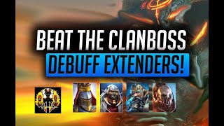 RAID Shadow Legends  Clanboss Series  Who are the Best Debuff Extenders and how do you use them [upl. by Esinrahc]