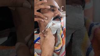 ASMR Beard Shaving cream trending viral video shorts shaving ASMR bald [upl. by Yanal]