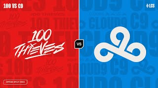 100 v C9  Week 4 Day 2  LCS Spring Split  100 Thieves v Cloud9 2024 [upl. by Abramo]