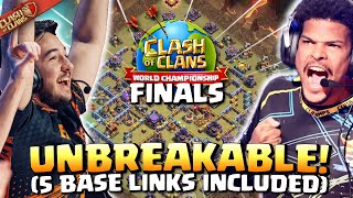 1 MILLION Clash Worlds GRAND FINALS with ALL TH15 BASE LINKS from WINNERS Clash of Clans [upl. by Holmun]