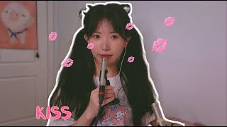 ASMR 貼耳溫熱親親 耳邊嘬嘬嘬 呼吸音 KISS Sounds Ear Breathing [upl. by Refeinnej]