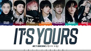 NCT DREAM 엔시티 드림  ITS YOURS 너를 위한 단어 Lyrics Color CodedHanRomEng [upl. by Ynamreg]