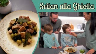 SEITAN ALLA GHIOTTA  Ricetta ricca di quercetina  Cucina vegana [upl. by Mcgregor]