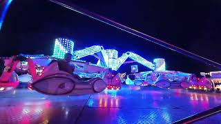 Khilbi 2024 Schlieren Zurich Looks simple but very scary ride switzerland funfair nightlife [upl. by Alilak738]