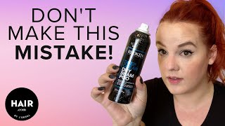 How To Apply Dry Shampoo The Right Way  Ask A Stylist  Haircom By LOreal [upl. by Iruj794]