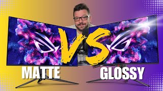 Matte vs Glossy OLED ASUS PG32UCDM vs PG32UCDP Which one wins [upl. by Fulviah]