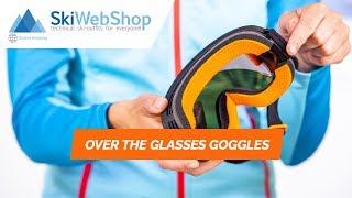 Goggles designed to wear over your own glasses  SkiWebShop [upl. by Airbmak]