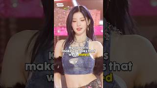 Kpop idols makeup that were hated kpop aespa shortvideo shorts shorts shorts fyp [upl. by Franza872]