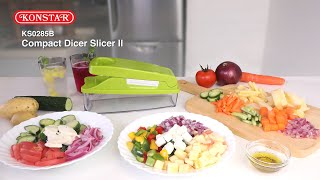 KONSTAR CHANNEL  Compact Dicer Slicer II KS0285B [upl. by Nylegna]