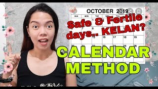 RHYTHM METHOD OR CALENDAR METHOD PAANO ITO [upl. by Crosse14]