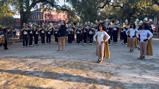 Greenville High School Marching Band 2024 Pre Orpheus Parade In New Orleans [upl. by Lotson]